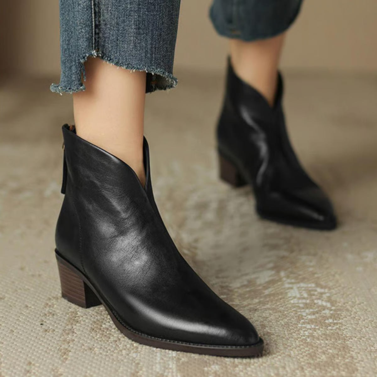 Laluna® | Luxuriöse Stiefel mit kleinem Absatz