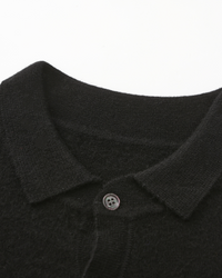 Bennett | Luxuriöser Herren Kaschmirpullover mit Polokragen & Knopfleiste