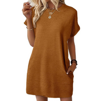 Ivay™ – Minimalistisches Sommerkleid mit Rundhalsausschnitt
