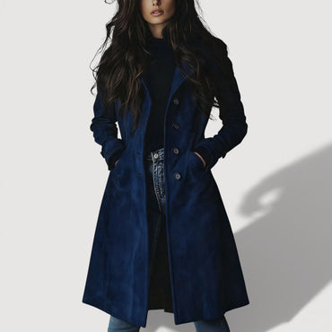 Senna – Wildleder-Trenchcoat