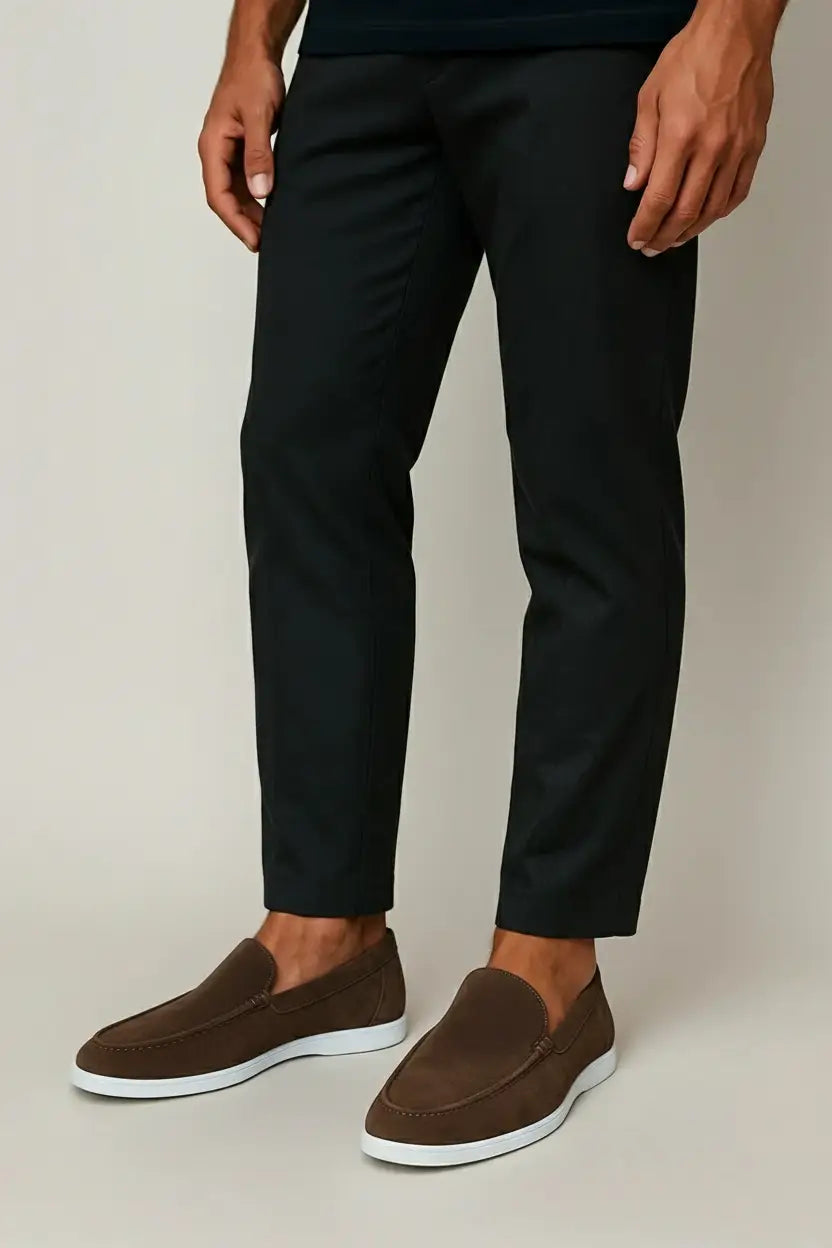 Robert - Elegante suède loafers