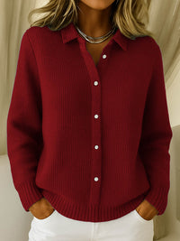 Elena | Klassischer Cardigan aus weichem Strick