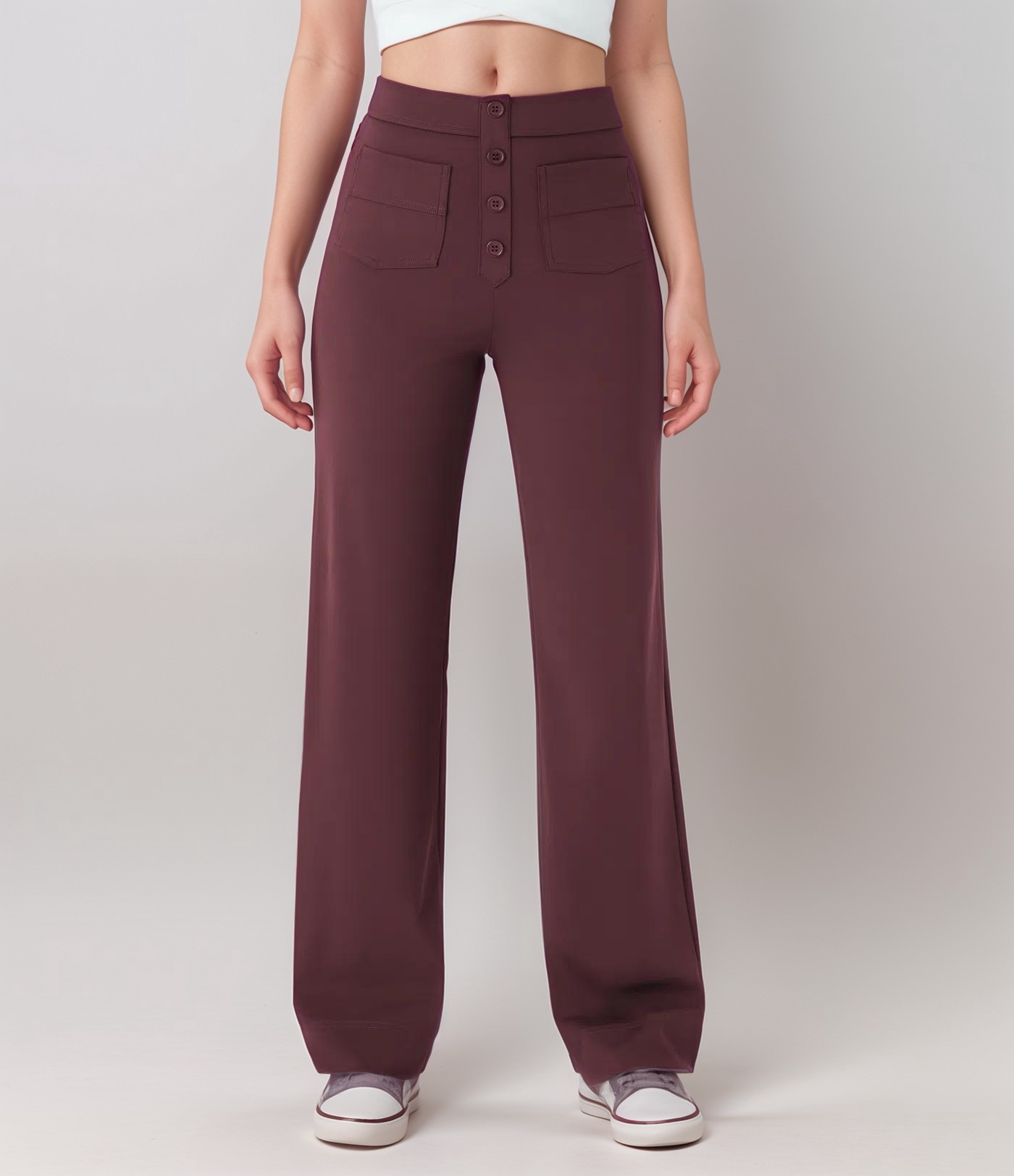 Nina | Elastische Hose mit hoher Taille