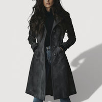 Senna – Wildleder-Trenchcoat