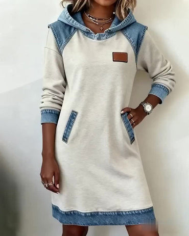 Angelica™ – Moderne Kleid mit Kapuze