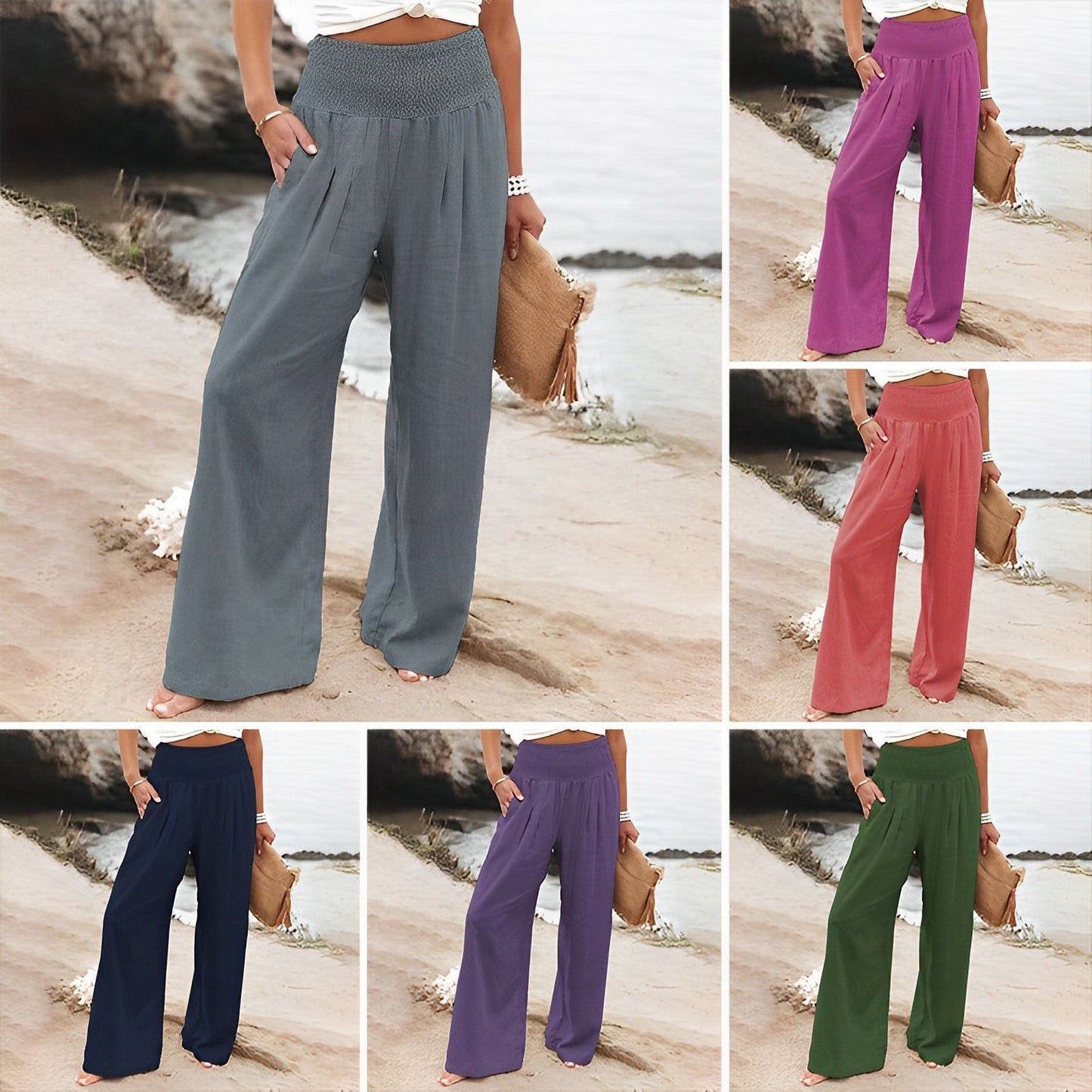 Hose mit weitem Bein