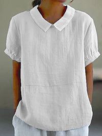 JASMINA - LOCKERE LEINENBLUSE