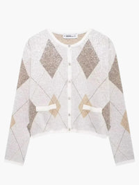 Rosalie | Strickjacke mit Argylemuster