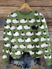 Céline™ - Weihnachts-Pullover mit Weihnachtsbäumen