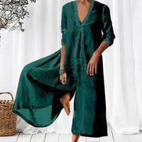 Woman Weites Overallkleid