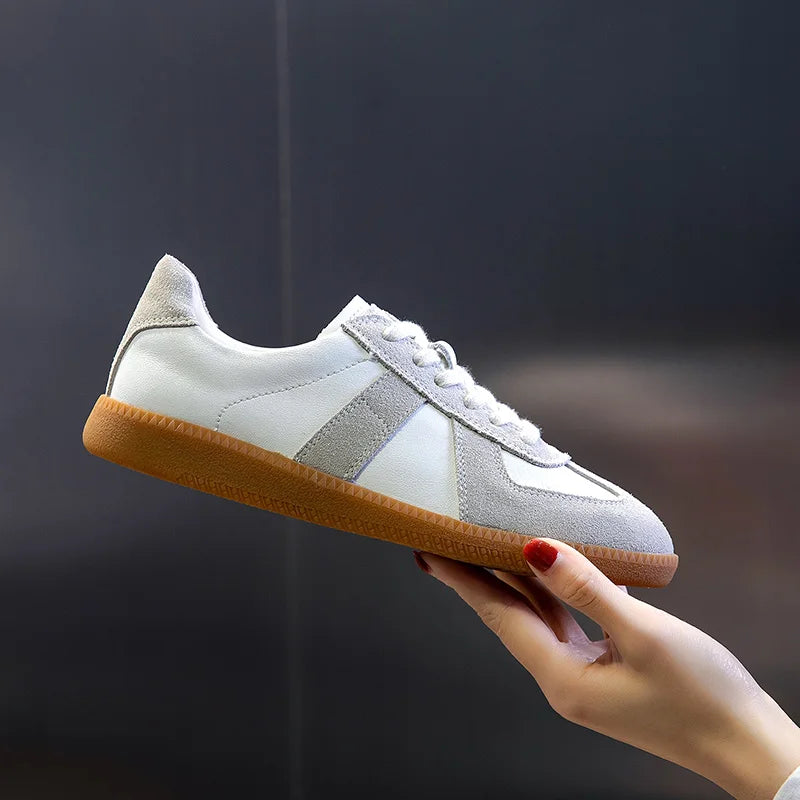 Damen Leder Sneaker Casual