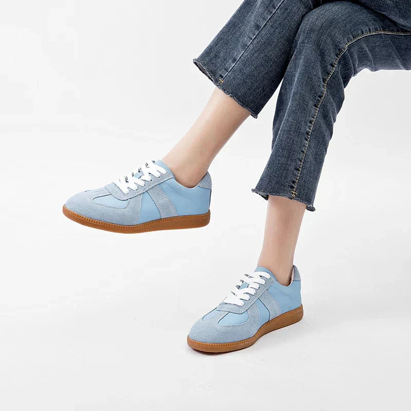 Damen Leder Sneaker Casual