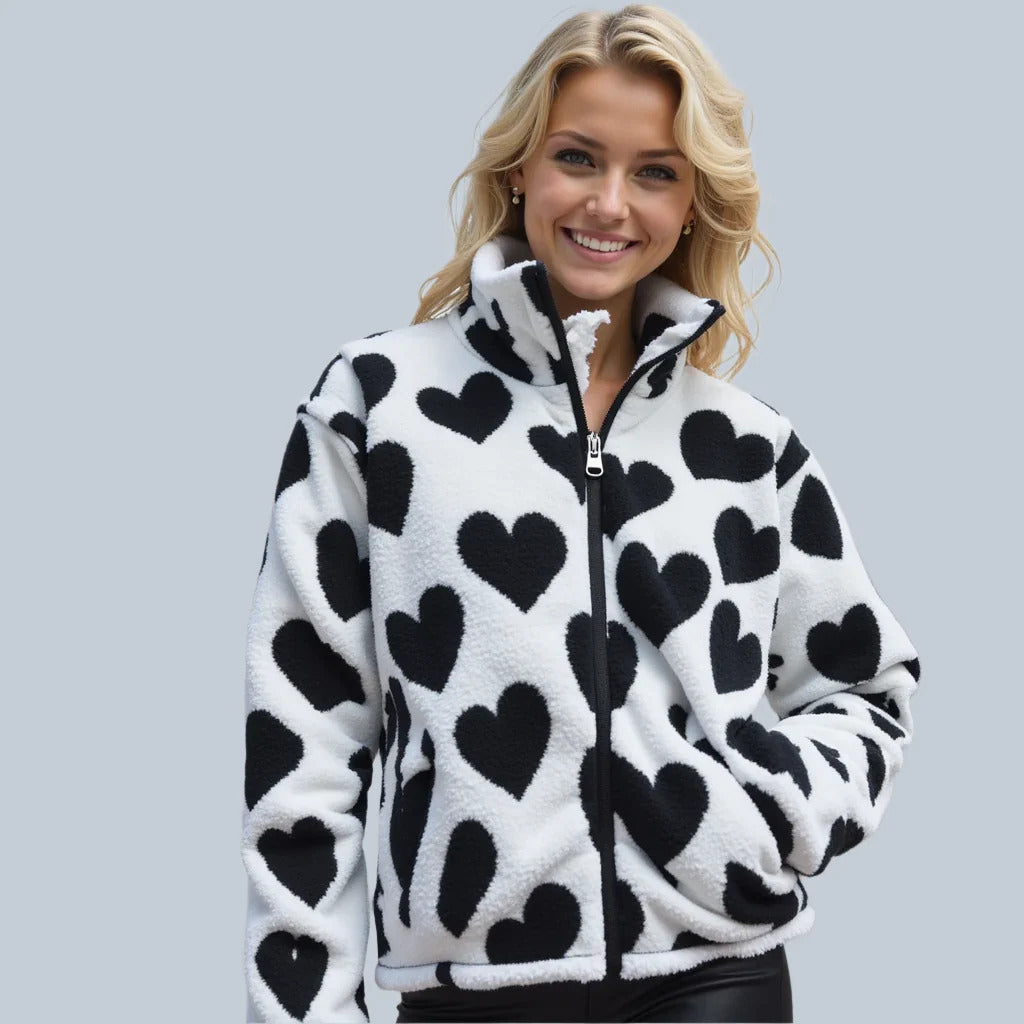 Sabrina™ | Wende-Herzenjacke