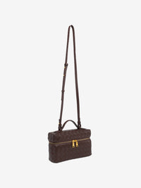 Julia | Strukturierte, glänzende Tasche aus gewebtem Material