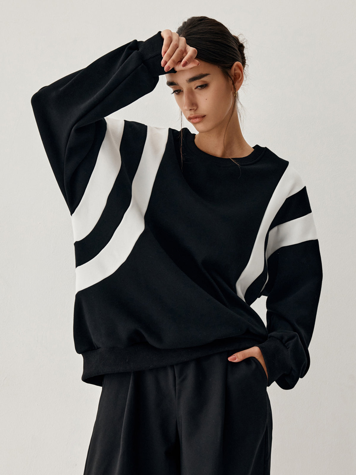 Fay | Seitenstreifen Pullover