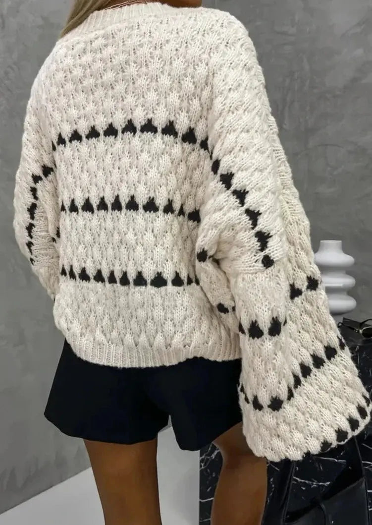 Serena | Eleganter Pullover in Vanille