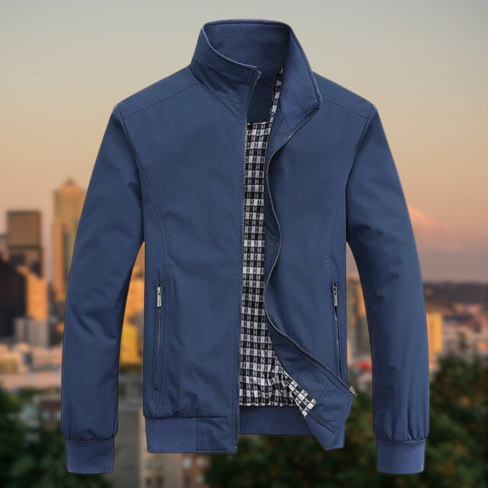 Leichte Übergangsjacke mit Stehkragen – Stilvolle Freizeitjacke für Alltag & Outdoor