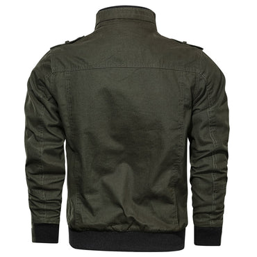 Klassische Übergangsjacke mit Stehkragen – Stilvolle Freizeitjacke für jeden Anlass
