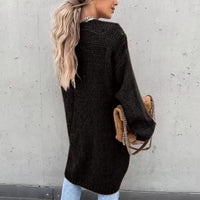 Klassische Strickjacke