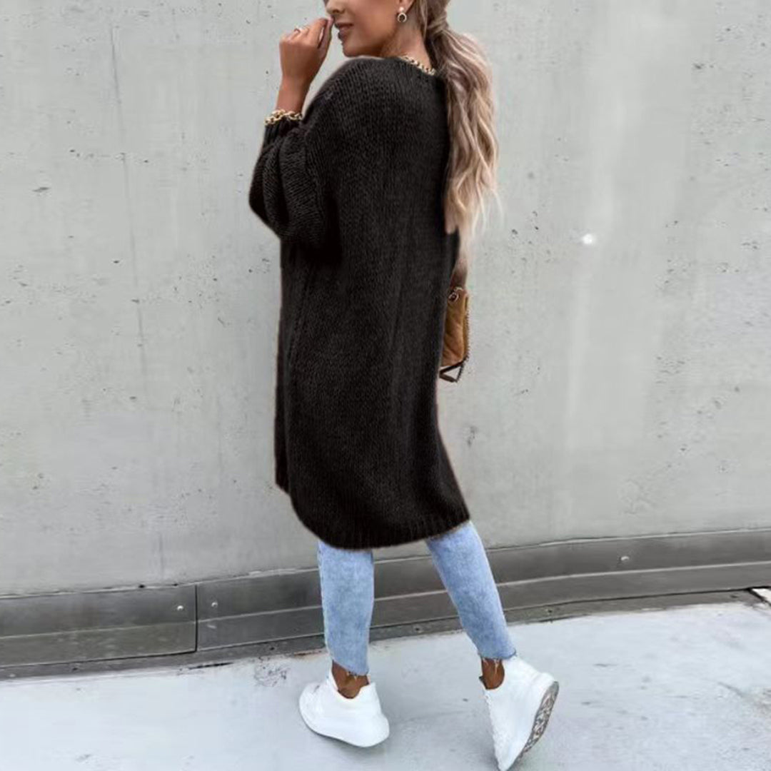 Klassische Strickjacke