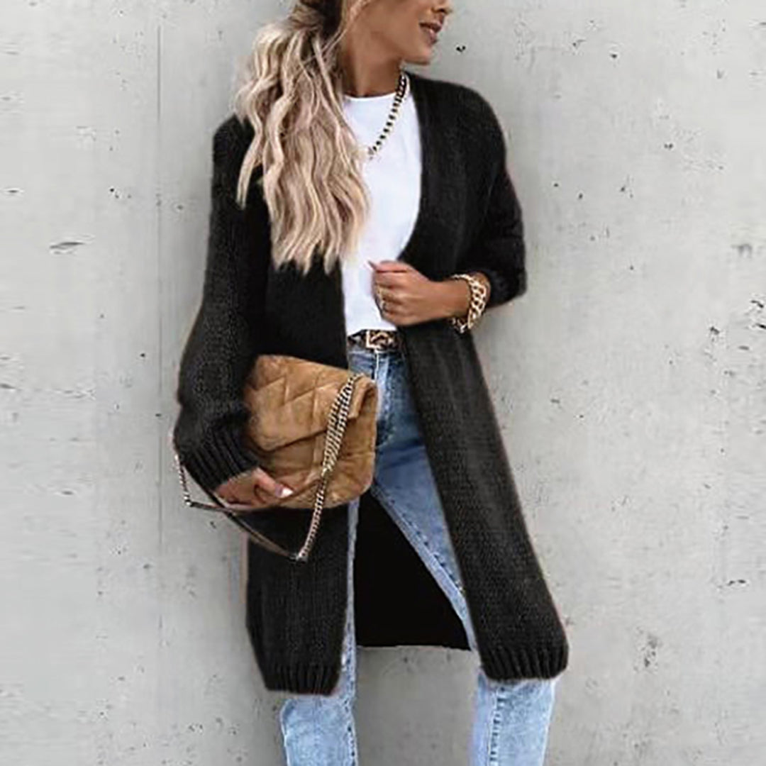Klassische Strickjacke
