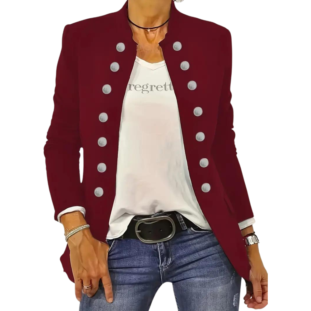 Eleganter Casual Blazer für Damen mit Knöpfen vorne - ARJA