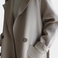 Stilvoller langer Damenmantel für einen eleganten Look