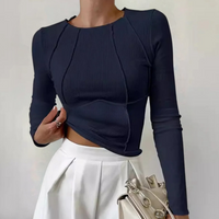 Stylisches Langarm-Top für Frauen - schlicht und elegant