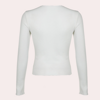 Stylisches Langarm-Top für Frauen - schlicht und elegant