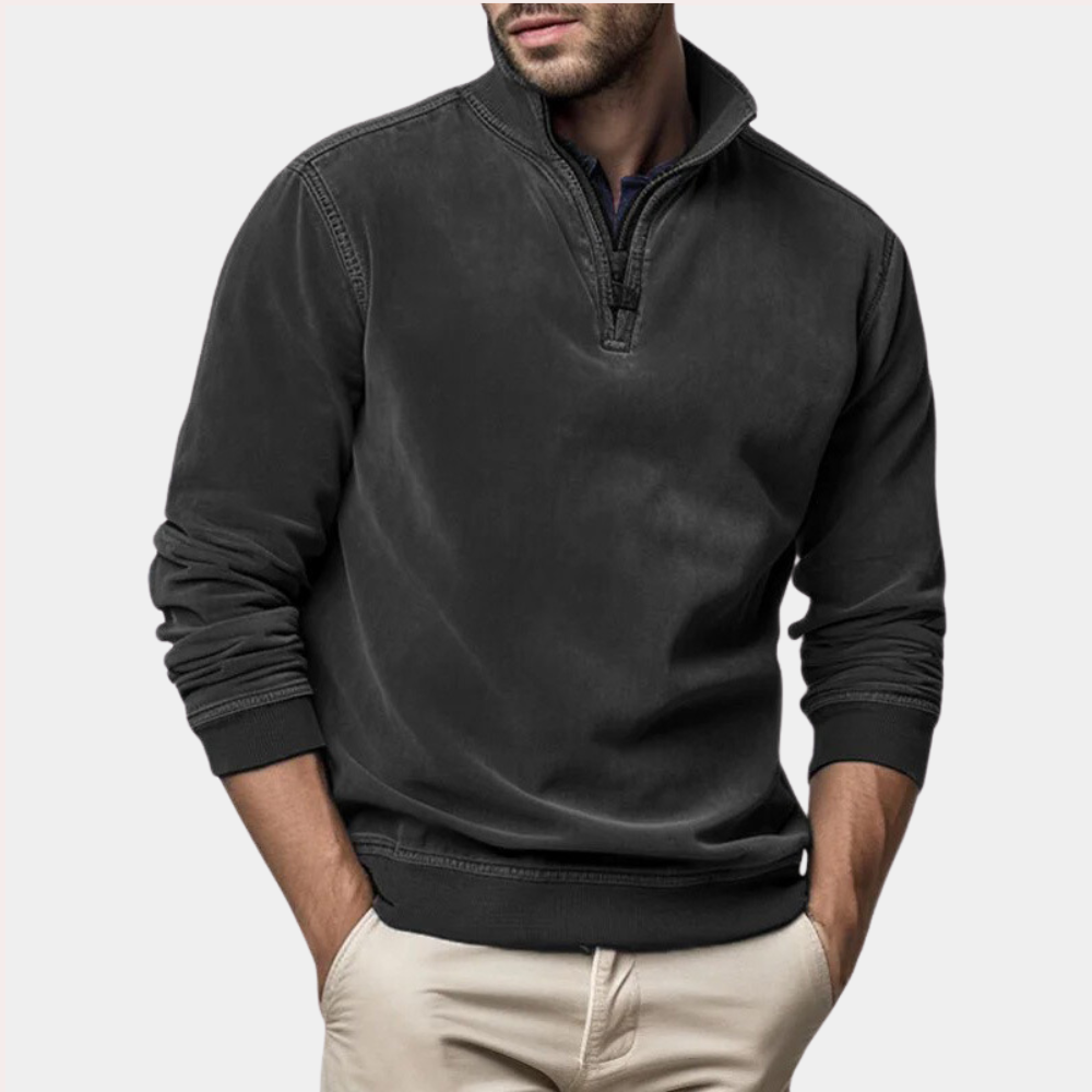 Elvio - Bequemer klassischer Pullover für Männer