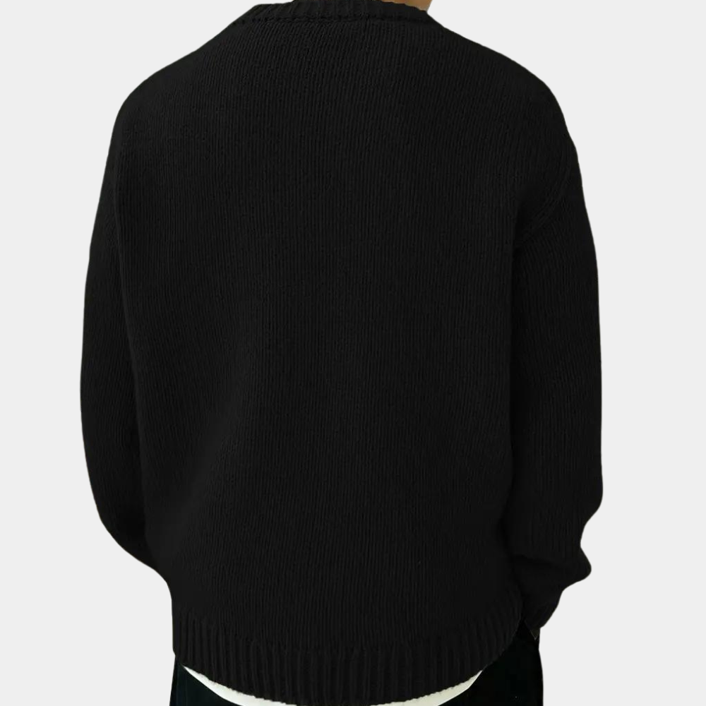 Audrick - Stilvoller und bequemer langärmeliger Strickpullover für Männer