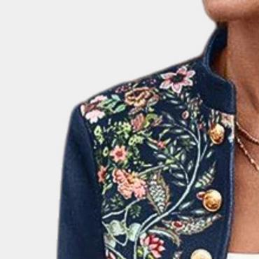 Iona - Stilvoller Damenblazer mit zauberhaftem Blumendruck