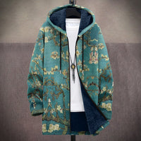 Celine | Luxuriöse, kunstinspirierte Strickjacke