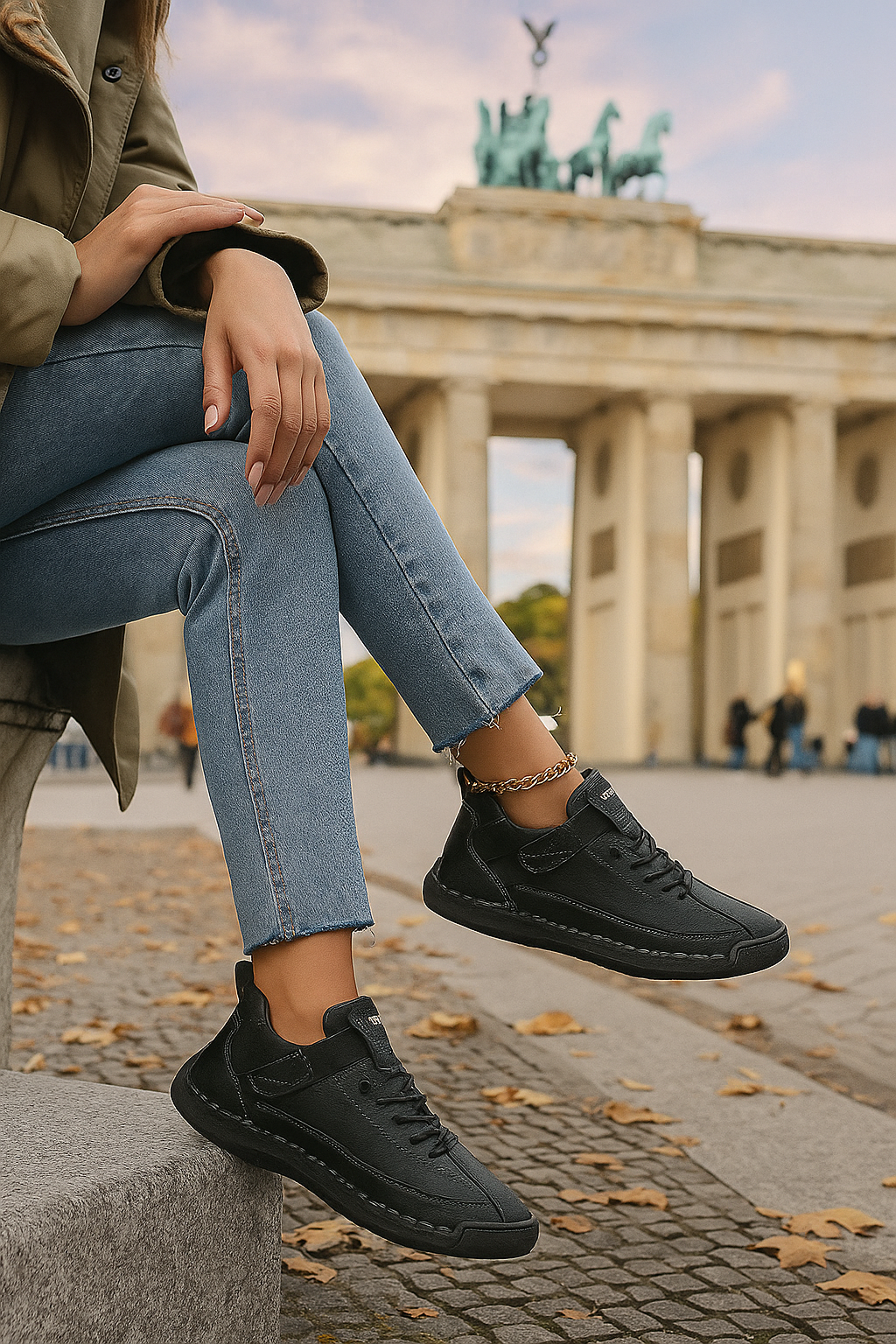 Claudia | Bequeme Turnschuhe mit ergonomischer Stütze