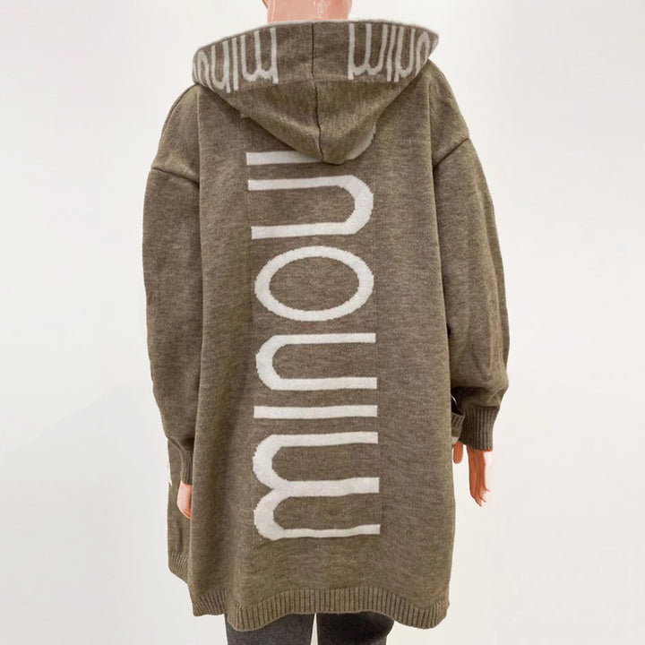 Lange Strickjacke