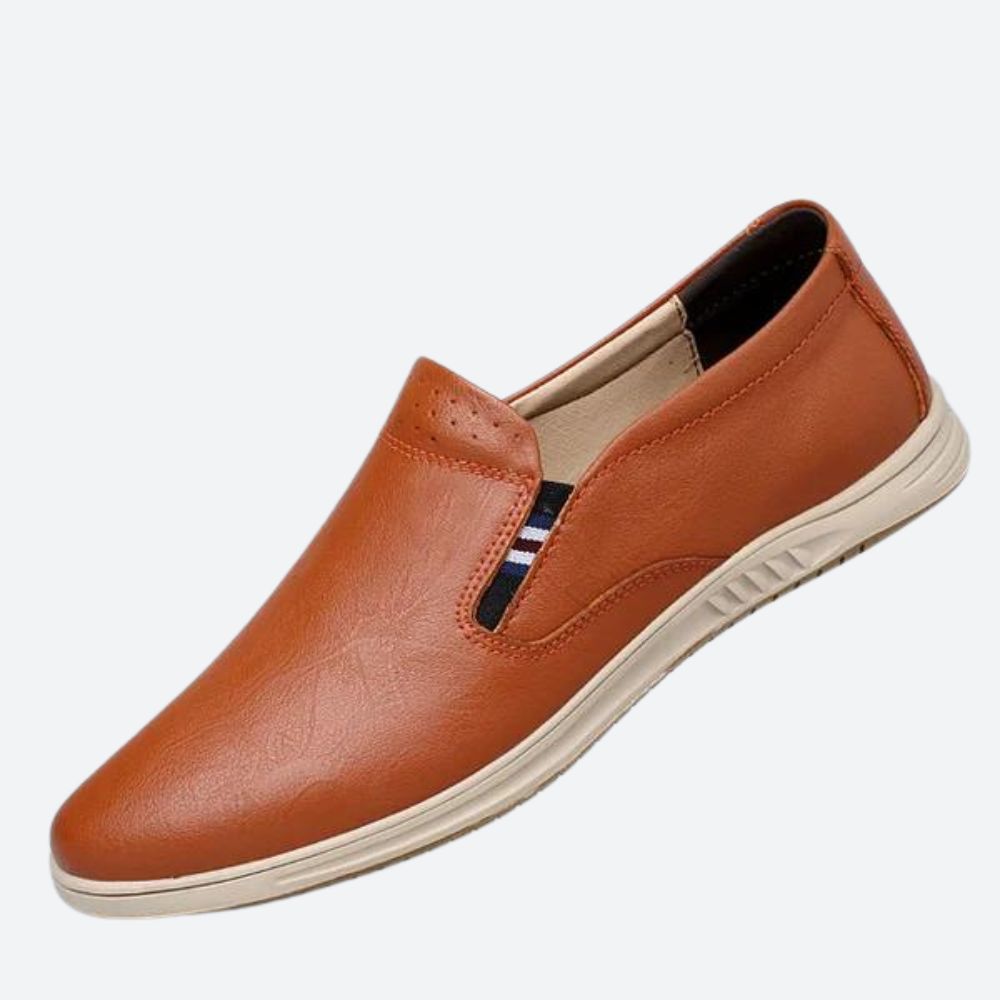 Stilvolle und bequeme Leder-Slipper - Dane