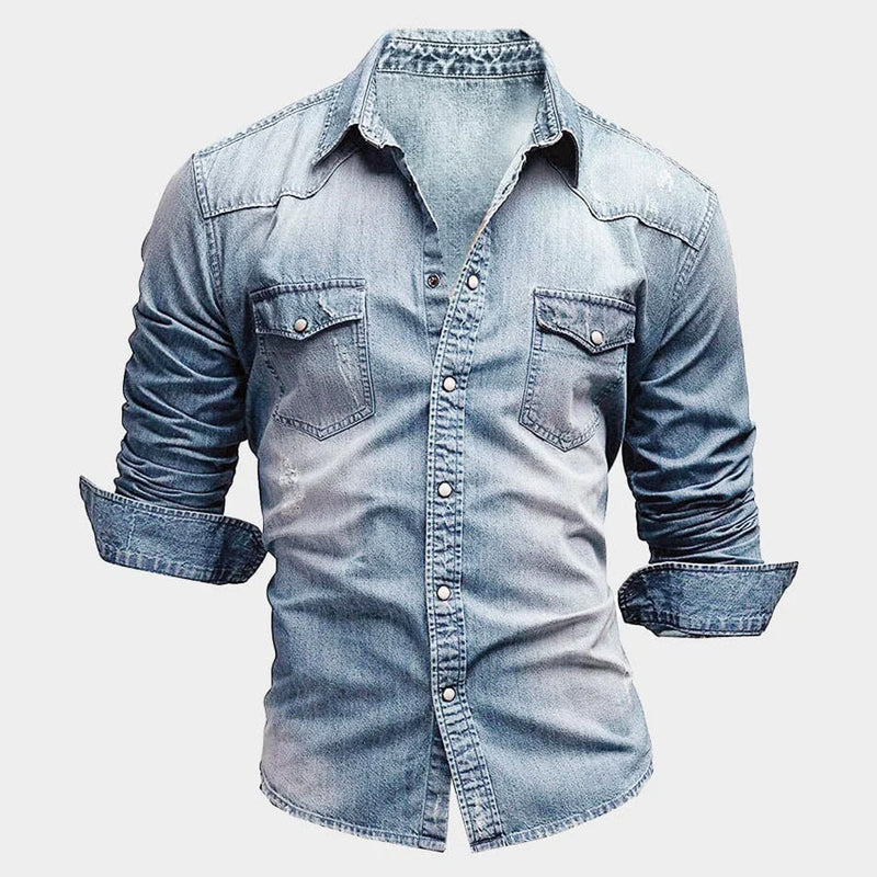 Denim-Hemd Davide Costa Miami