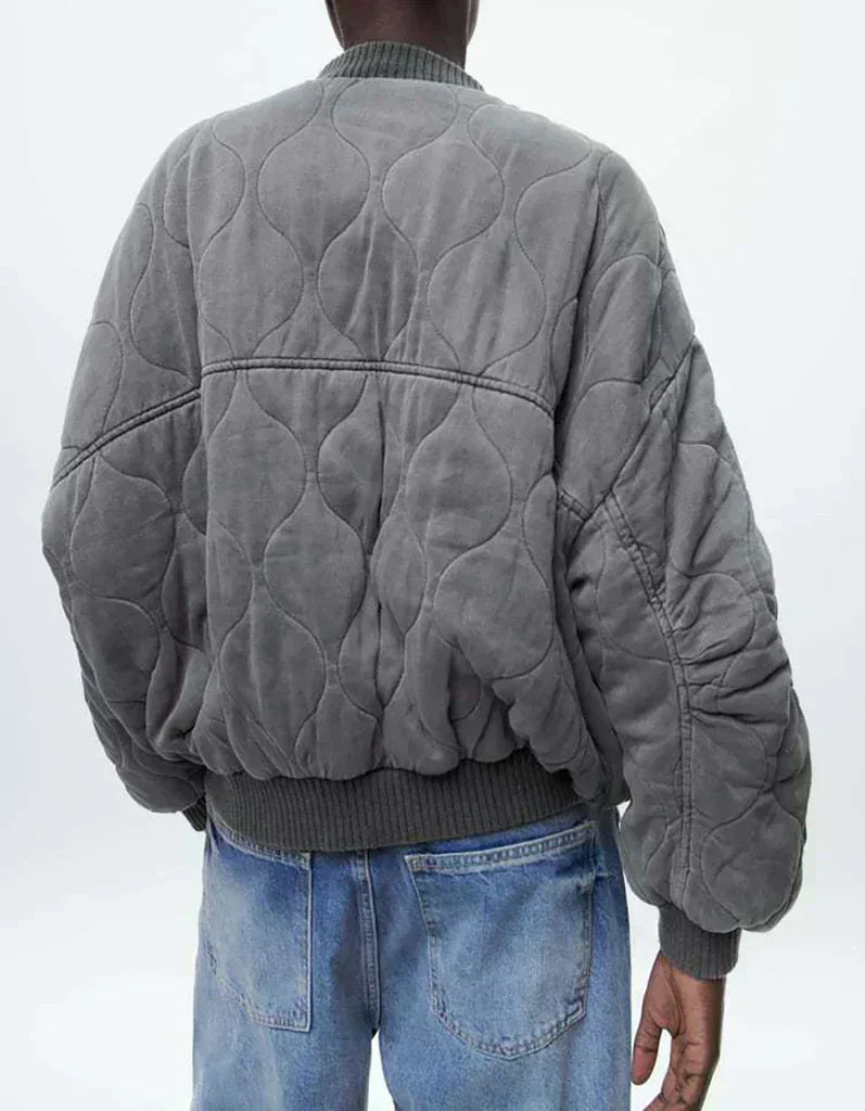 Alice™ - Lockere Bomberjacke aus Baumwolle