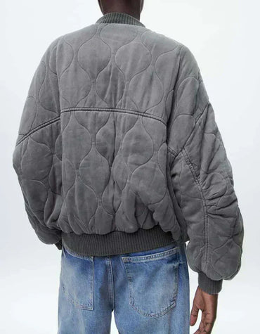 Alice™ - Lockere Bomberjacke aus Baumwolle