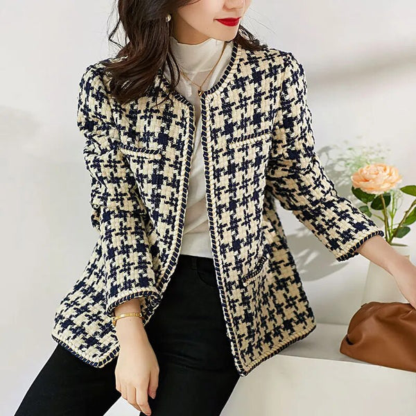 Stilvolle Vintage Tweed Jacke [Letzter Tag Rabatt]