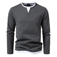 Henry™ - Langärmeliges Baumwoll-T-Shirt