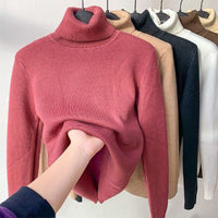 Alpaka-Pullover mit Rollkragen