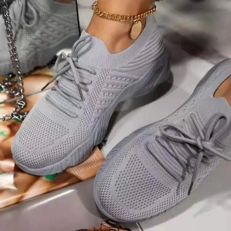 Stilvolle Priscilla Orthopädische Mesh Turnschuhe für Frauen