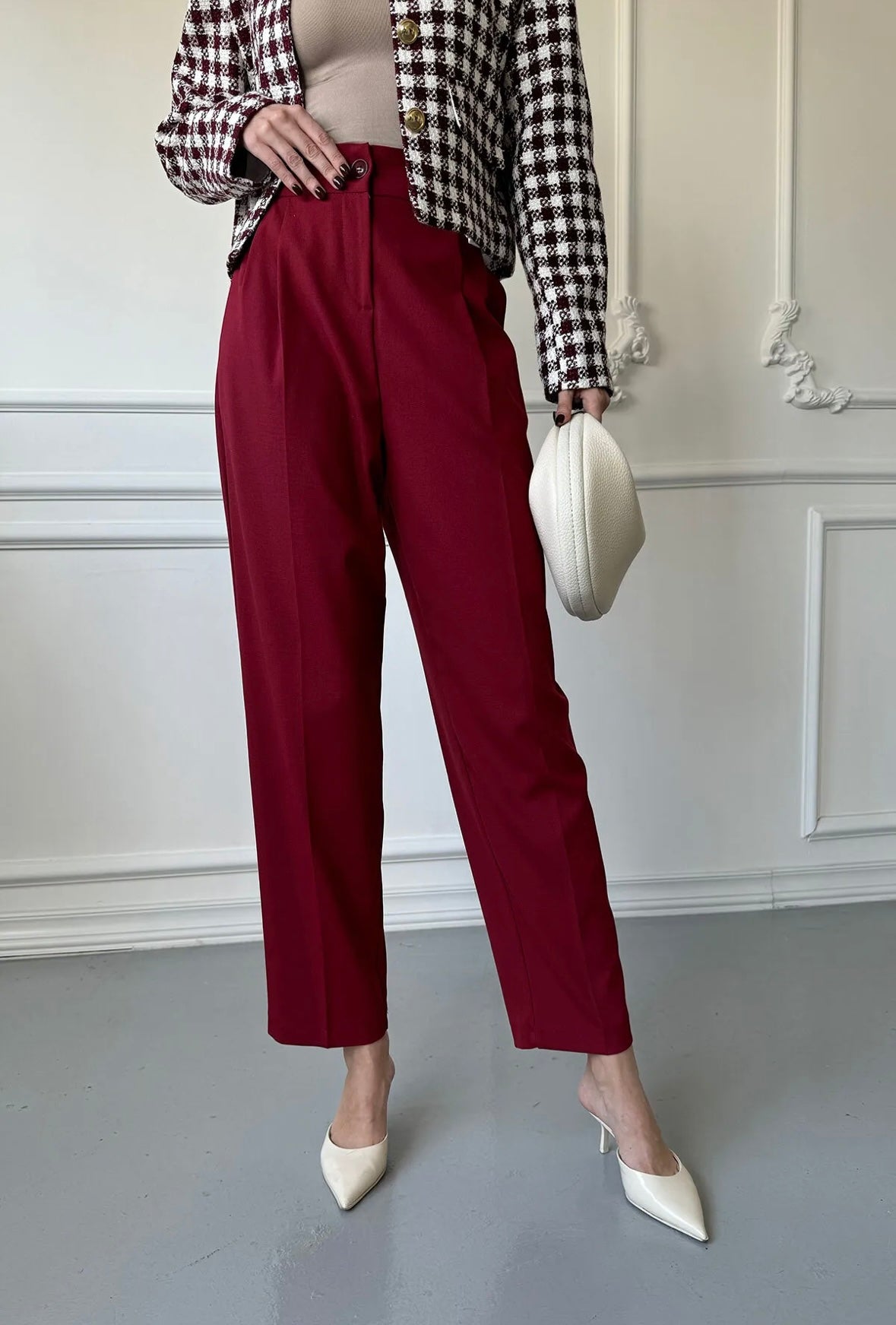 STEFANIE | VIELSEITIGE KLASSISCHE SLIM-FIT-ANZUGHOSE