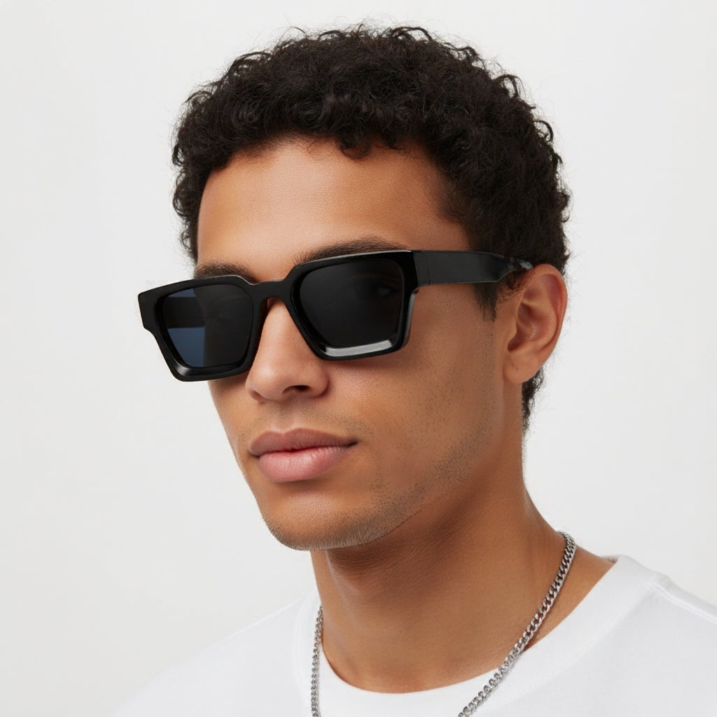 LECCE | Auffällige quadratische Sonnenbrille
