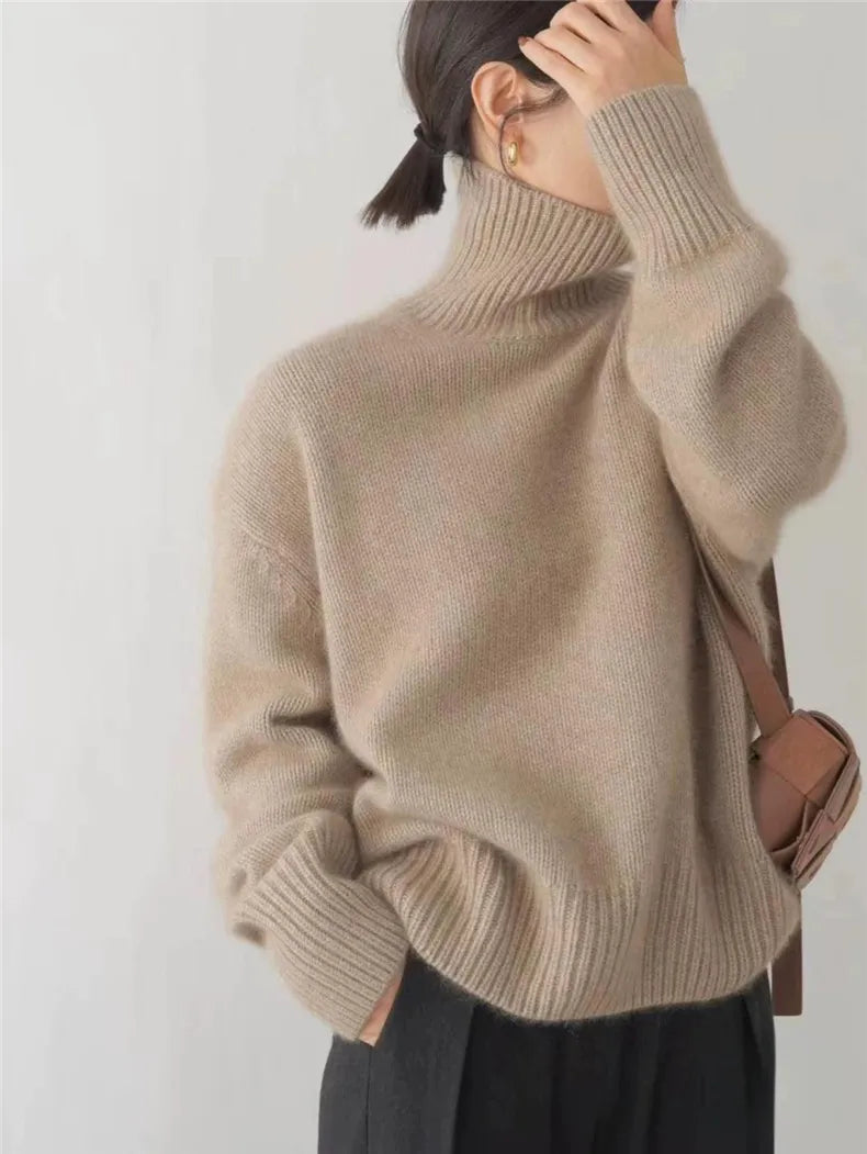 Rollkragenpullover aus Kaschmir