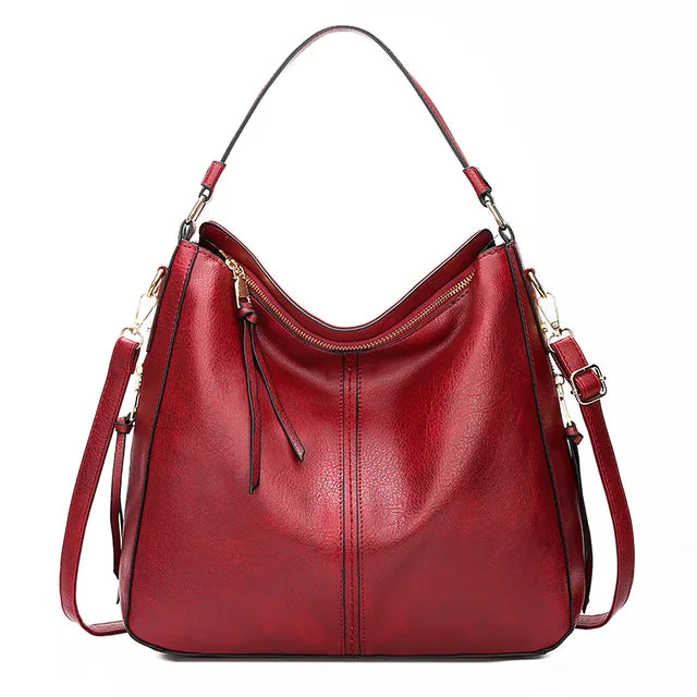 Jacky - Elegante und geräumige Sommer-Tasche aus Leder für Frauen
