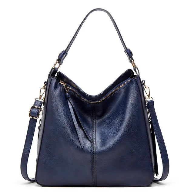 Jacky - Elegante und geräumige Sommer-Tasche aus Leder für Frauen