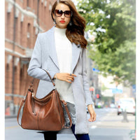 Jacky - Elegante und geräumige Sommer-Tasche aus Leder für Frauen