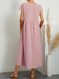 Anna™ – Entspanntes & Stylishes Midikleid